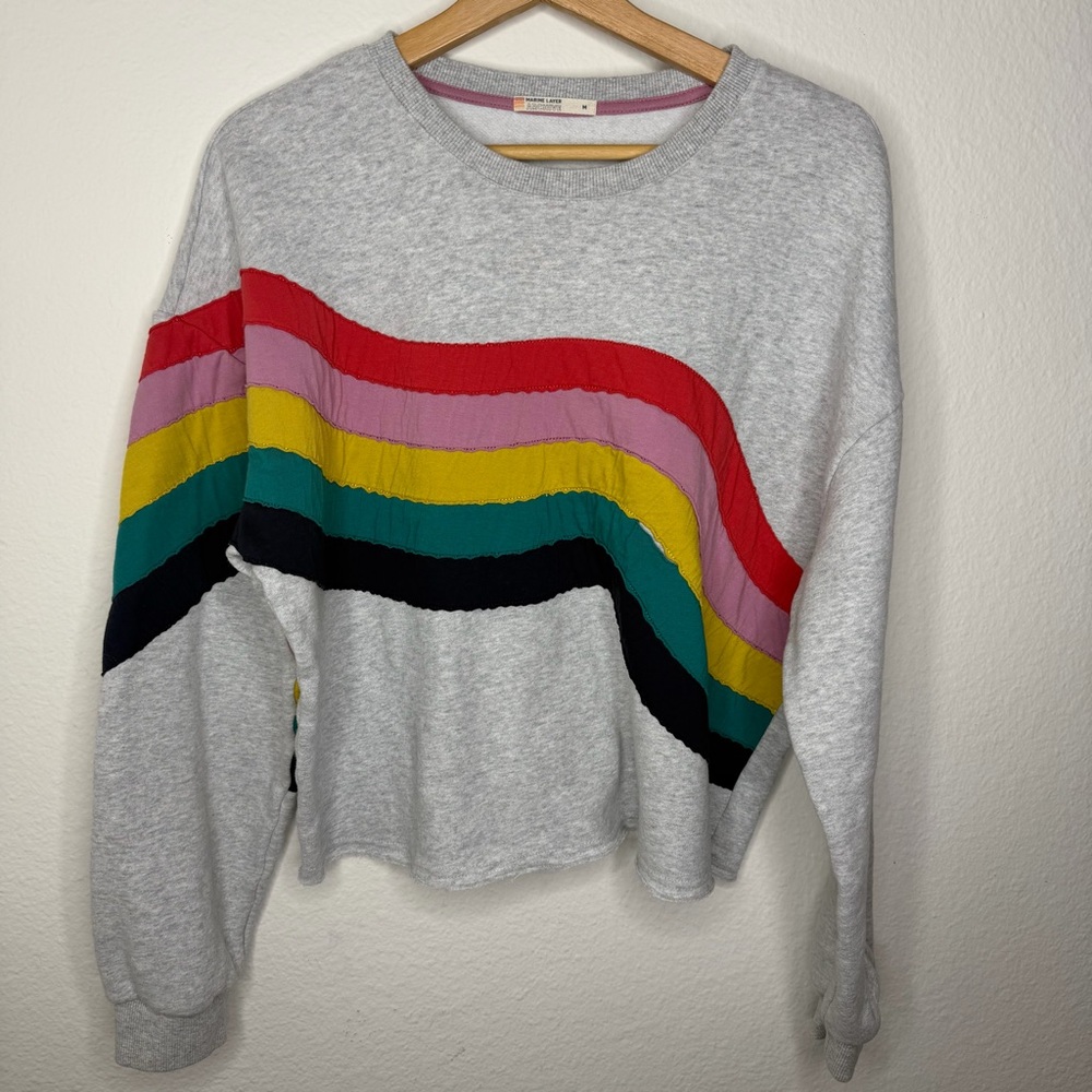 Marine Layer Archive Rainbow Sweatshirt - Picture 9 of 12